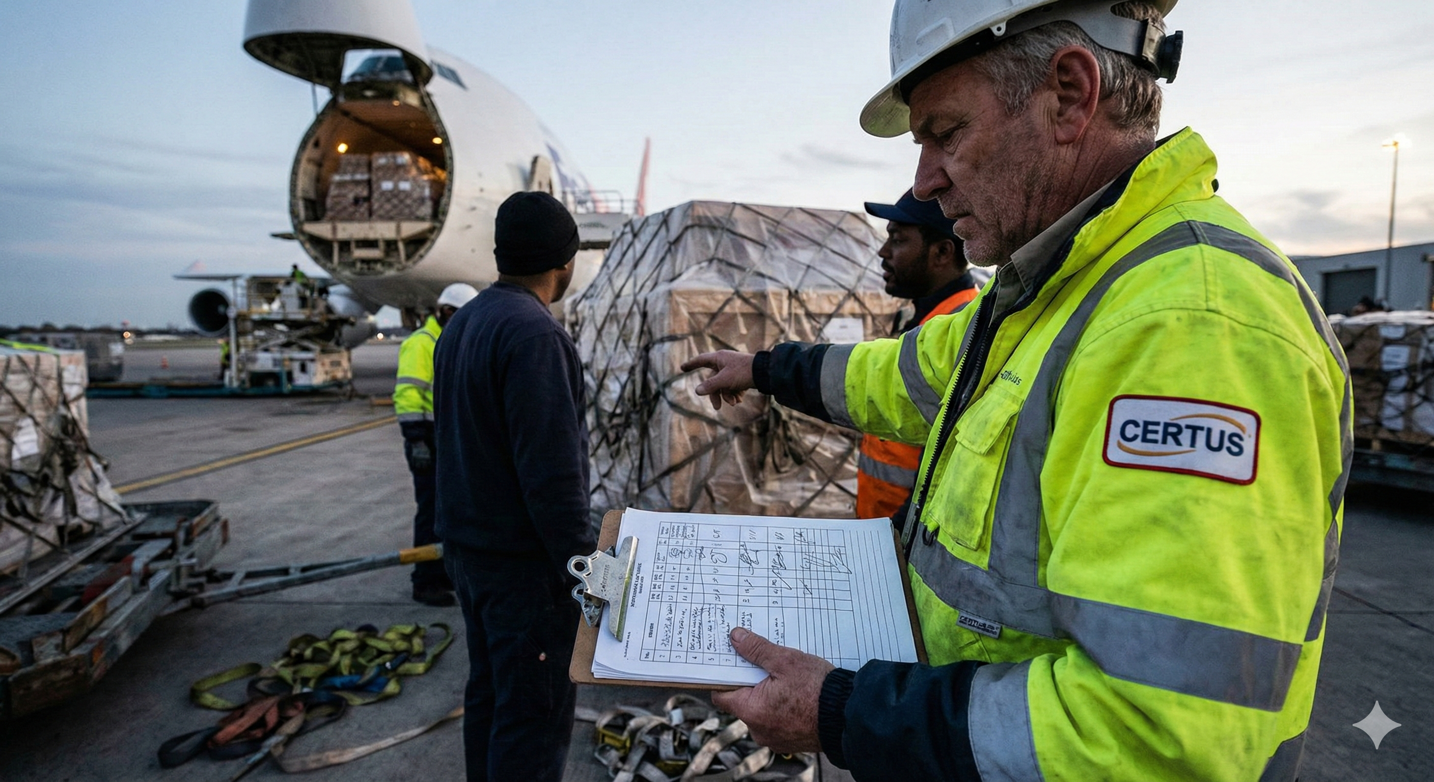 Certus Air Cargo operations on the tarmac